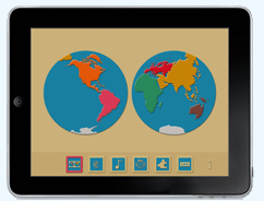 Continents iPad