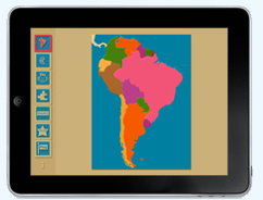 South America iPad